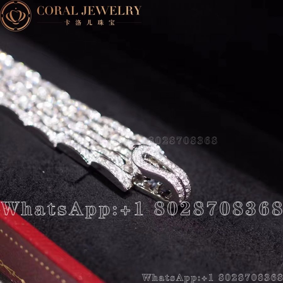 Cartier Agrafe Bracelet White Gold Diamonds H6020017 Coral (4)