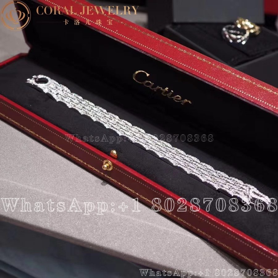 Cartier Agrafe Bracelet White Gold Diamonds H6020017 Coral (5)