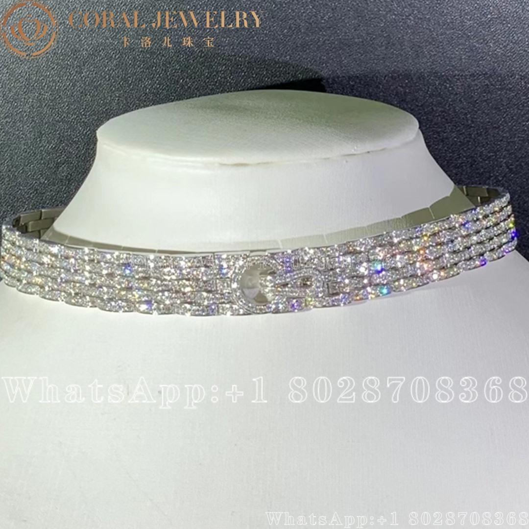 Cartier Agrafe Necklace White Gold Diamonds H7000479 Coral (1)