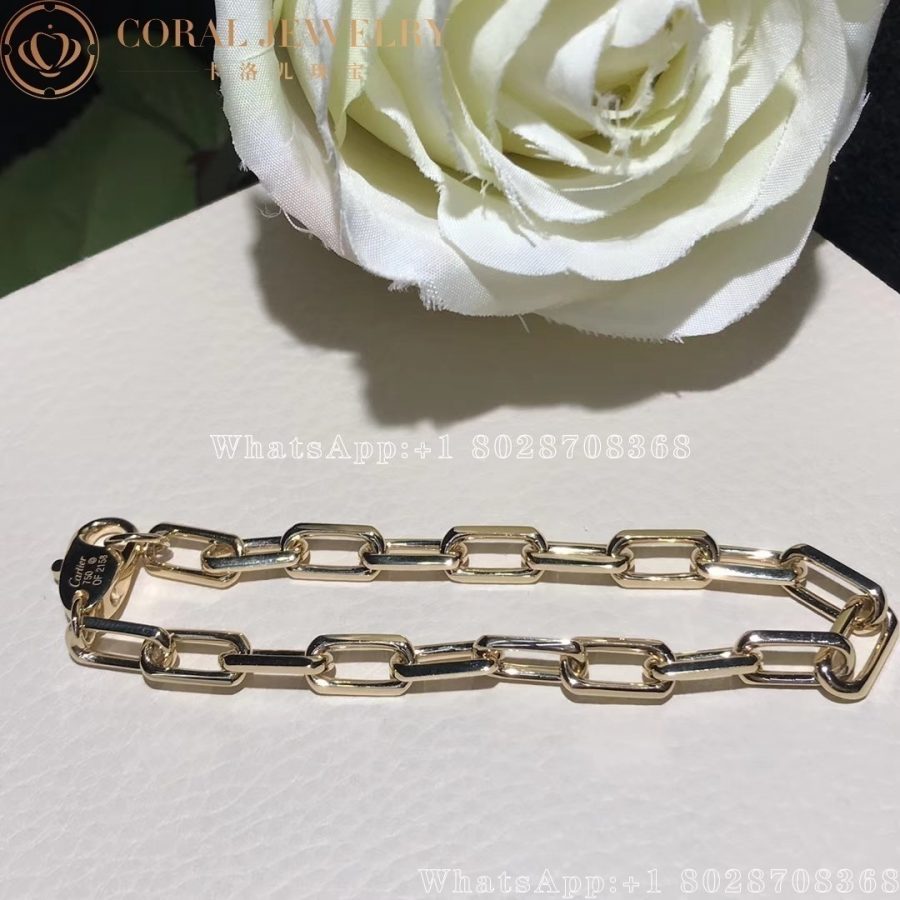 Cartier Santos De Cartier Bracelet Yellow Gold B6021300 Coral (1)