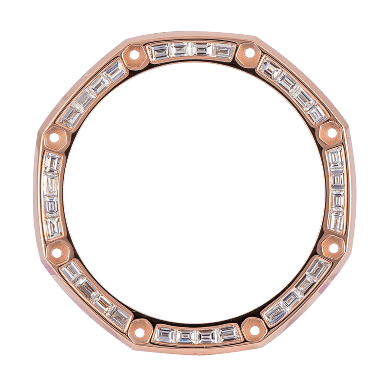 Audemars Piguet Custom Rose Gold Bezel For Royal Oak Offshore 44mm