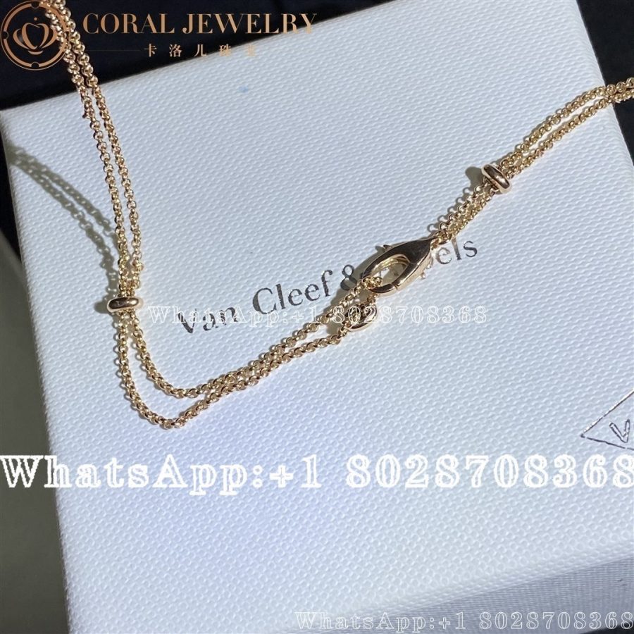 Bulgari Bvlgari Gelati Rose Gold Diamond Mother Of Pearl Gelati Necklace Cl858512 356132 Coral (3)