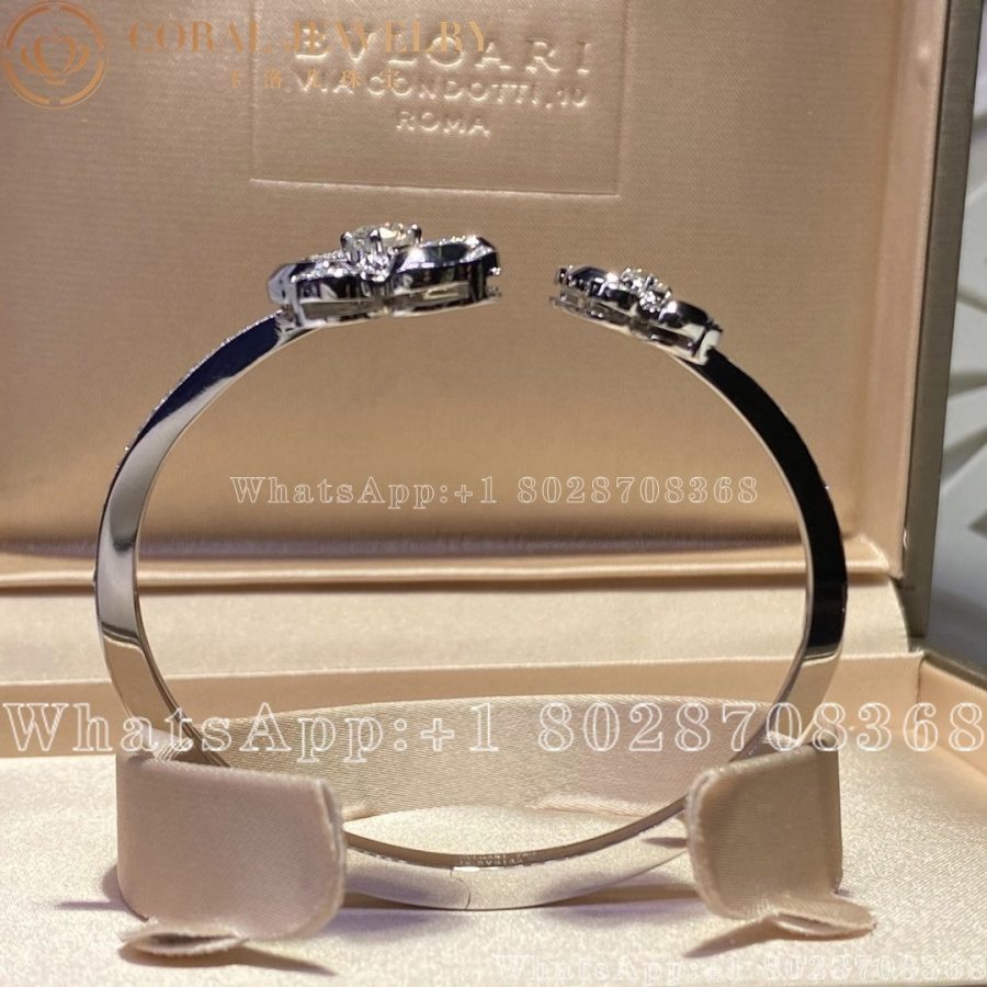 Bulgari Fiorever 18 Kt White Gold Bracelet Ref 357354 Br858890 Coral (2)