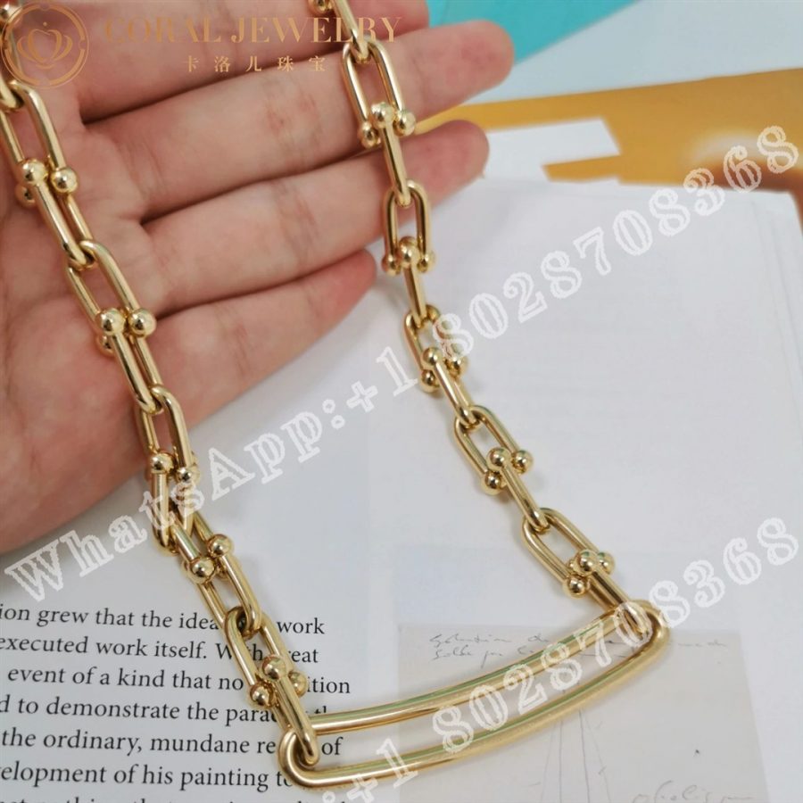 Tiffany Tiffany Hardwear Link Necklace Coral (5)