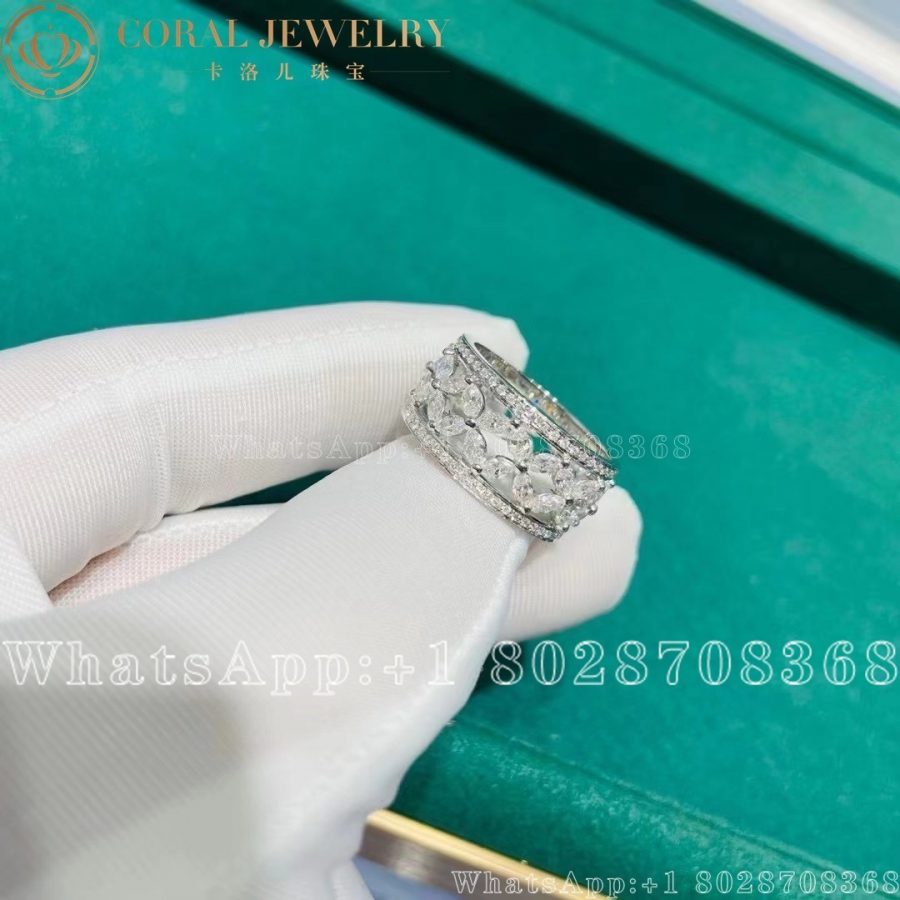 Tiffany Victoria Band Ring In White Gold Coral (3)