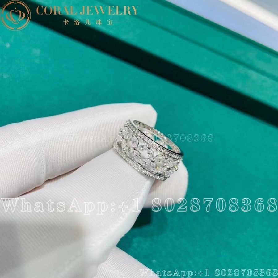 Tiffany Victoria Band Ring In White Gold Coral (4)