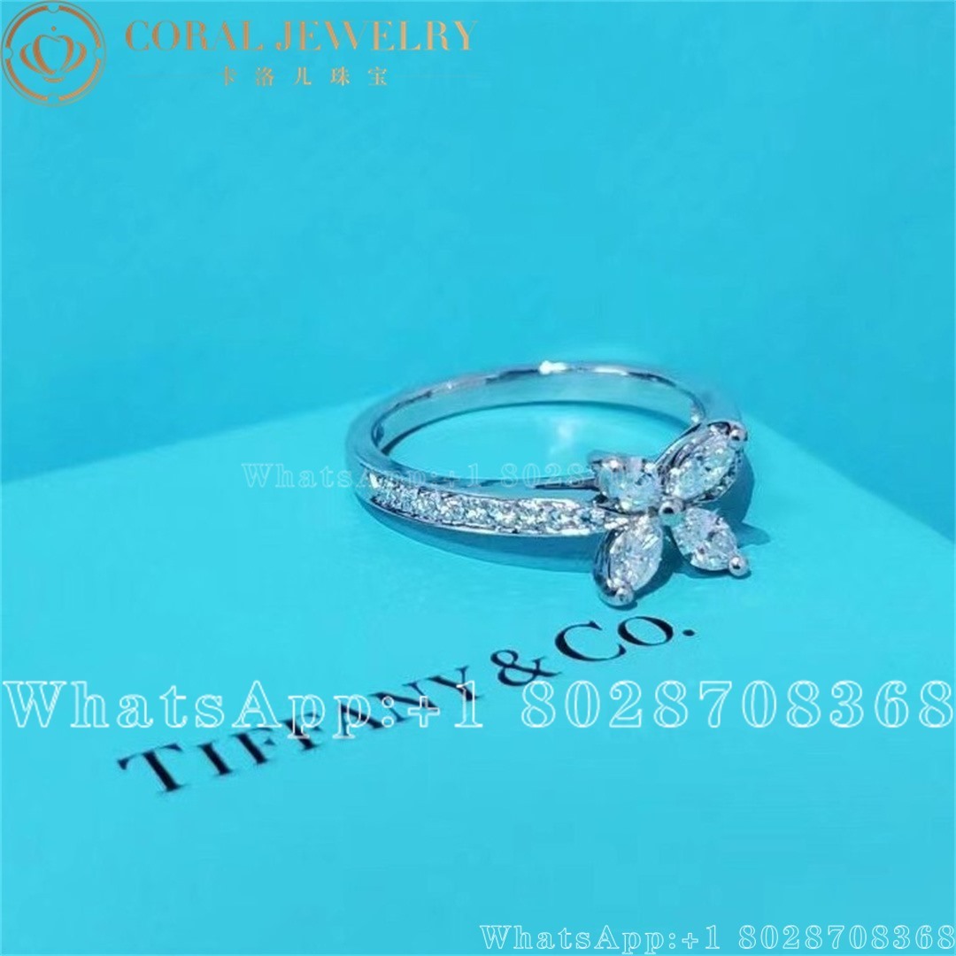 Tiffany Victoria Diamond Ring In Platinum Coral (1)