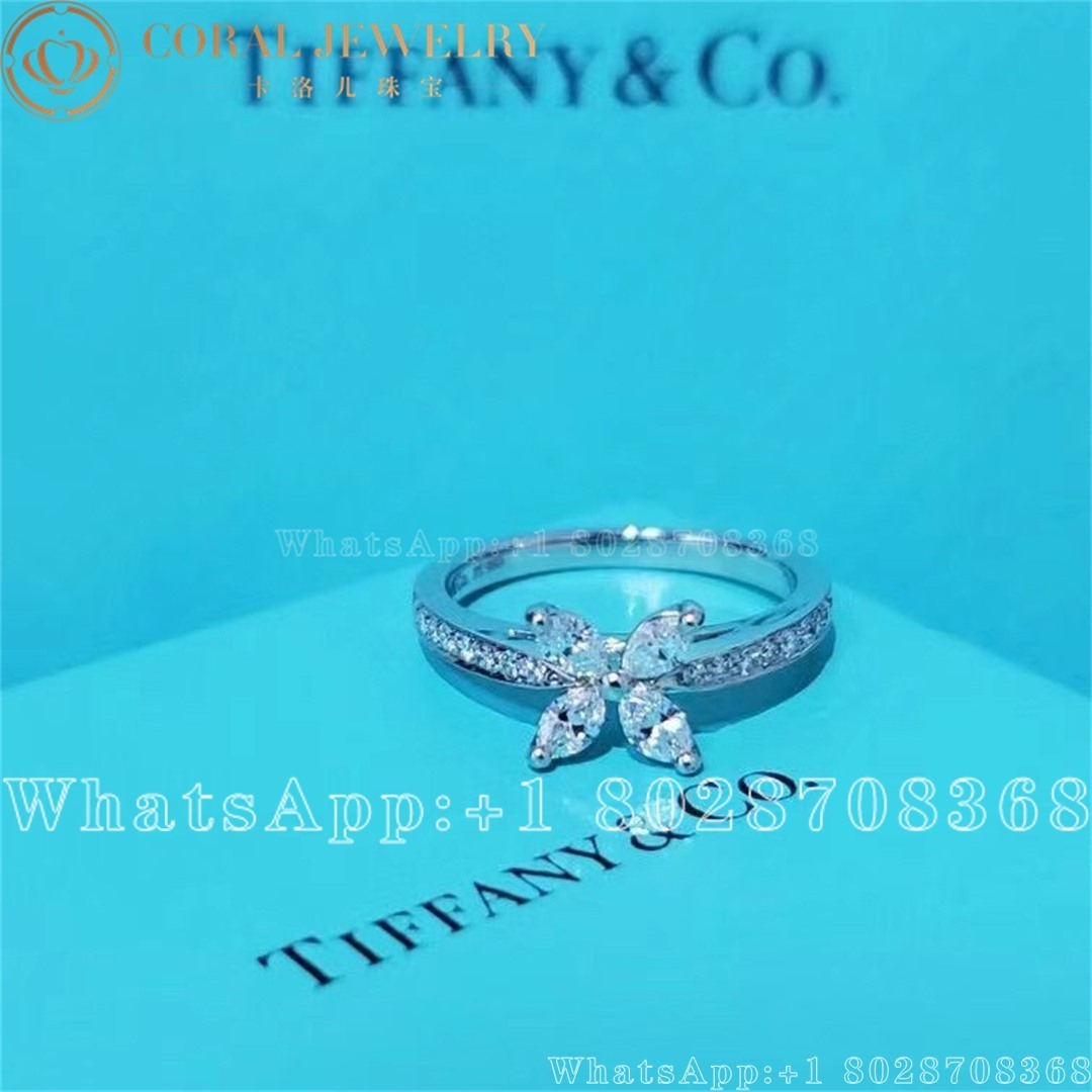 Tiffany Victoria Diamond Ring In Platinum Coral (2)