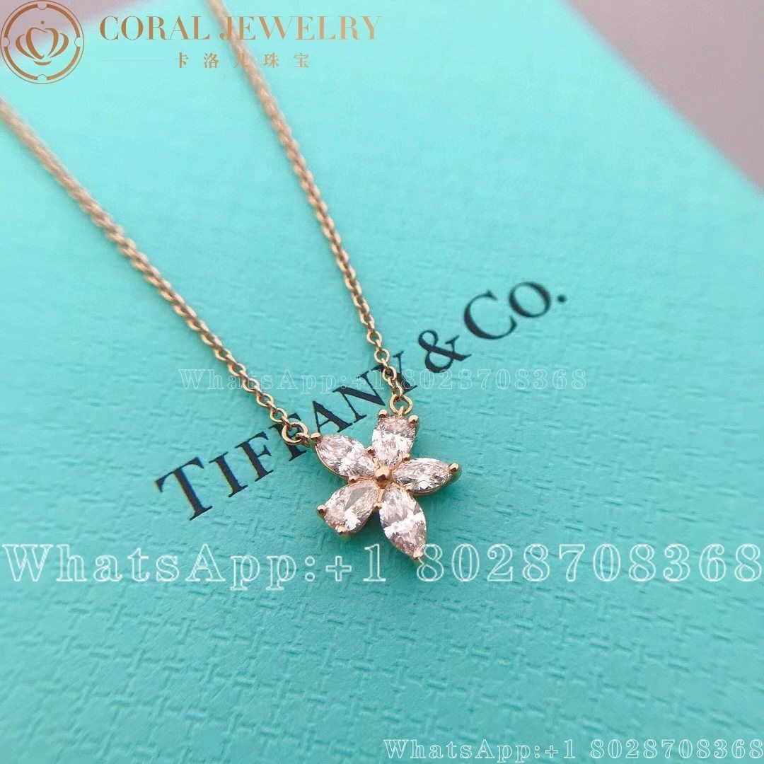 Tiffany Victoria Mixed Cluster Pendant Coral (1)