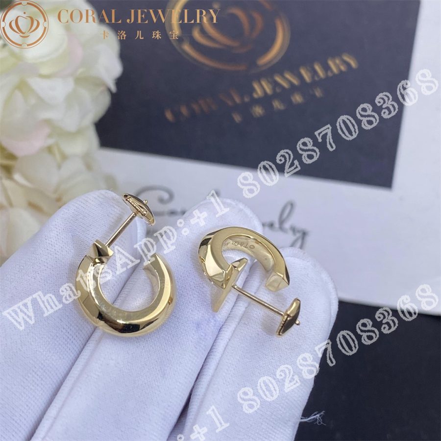 Tiffany T T1 Hoop Earrings In Yellow Gold With Diamonds Coral ' (7)