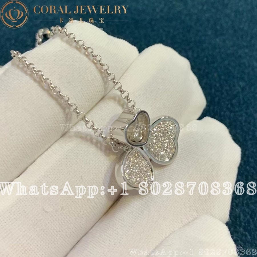 Chopard Happy Hearts White Gold Diamond Pendant 81a083 1911 Coral (2)