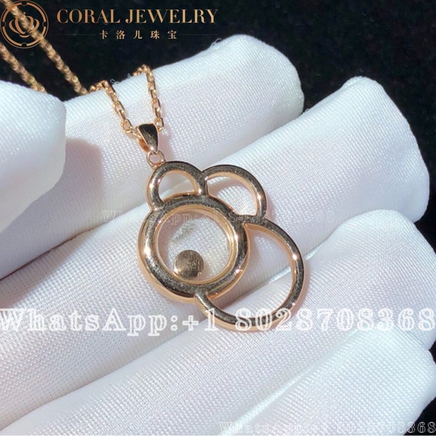 Chopard Happy Dreams Rose Gold Diamond Pendant 799769 5002 Coral (4)