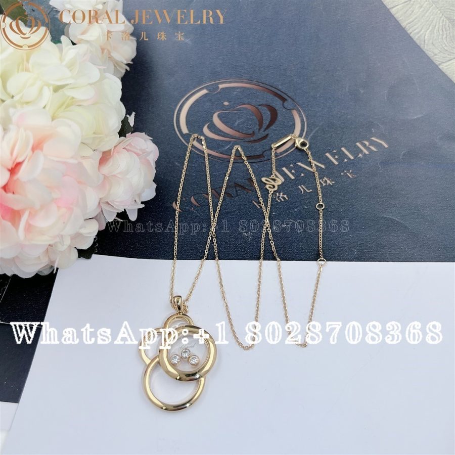 Hopard Happy Dreams Yellow Gold Diamond Pendant 799769 5001 Coral (11)