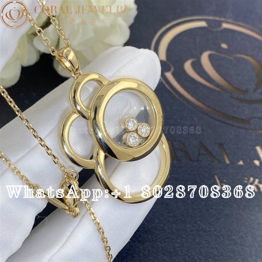 Hopard Happy Dreams Yellow Gold Diamond Pendant 799769 5001 Coral (14)