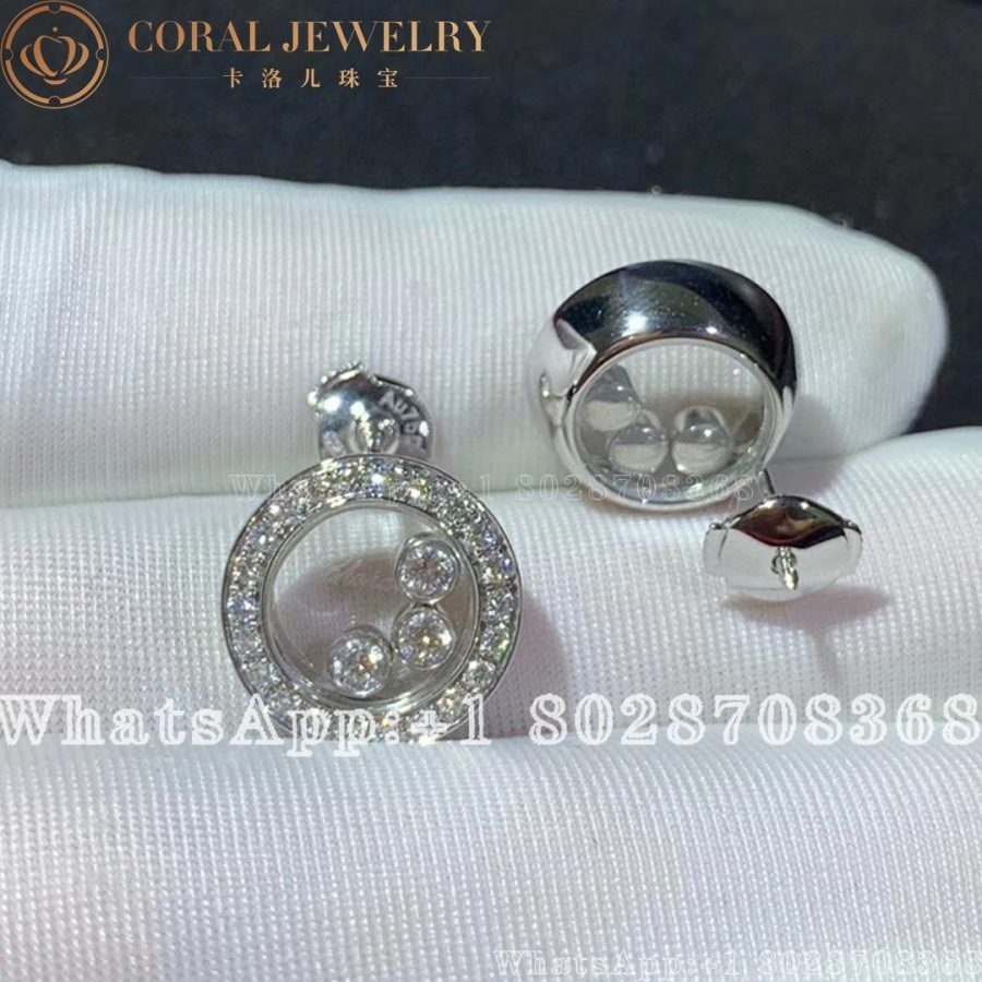 Chopard Happy Diamonds Icons Earrings Ethical White Gold Diamonds 83a018 1201 Coral (1)