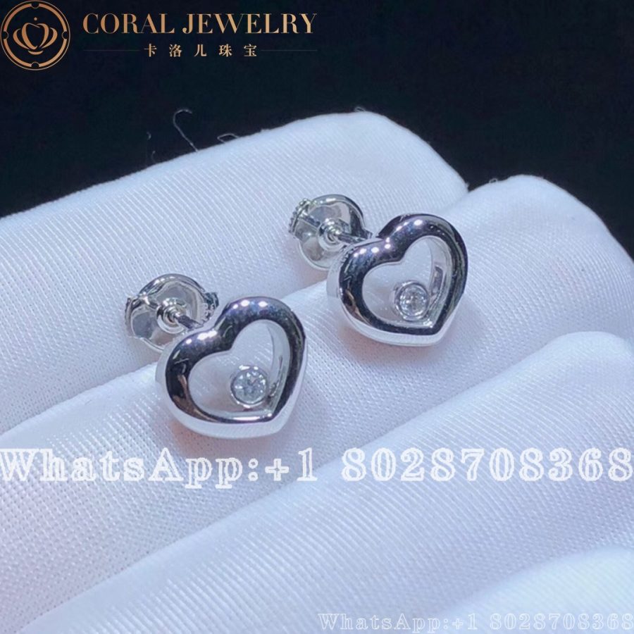 Chopard Happy Diamonds Icons Earrings Ethical White Gold Diamonds 83a054 1001 Coral (3)