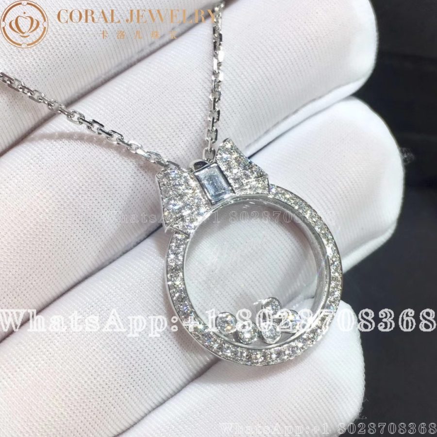 Chopard Happy Diamonds Icons White Gold Diamond Pave Pendant 795020 1301 Coral (3)