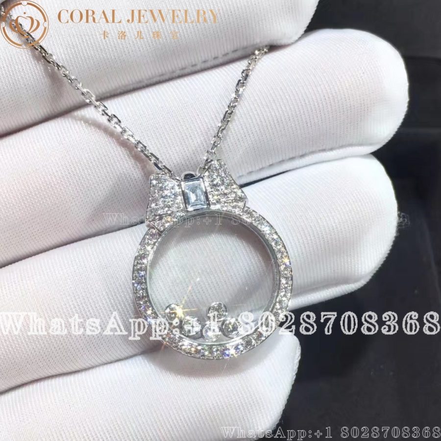 Chopard Happy Diamonds Icons White Gold Diamond Pave Pendant 795020 1301 Coral (4)