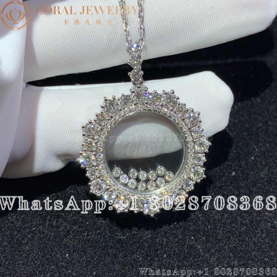 Chopard Joaillerie White Gold Diamond Pave Pendant 799463 5001 Coral (12)