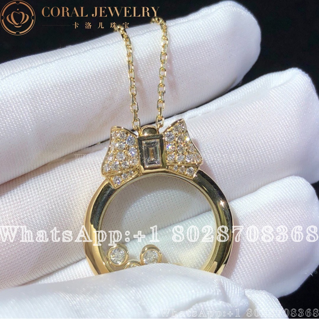 Happy Diamonds Icons Yellow Gold Diamond Pendant 795020 5201 Coral (2)