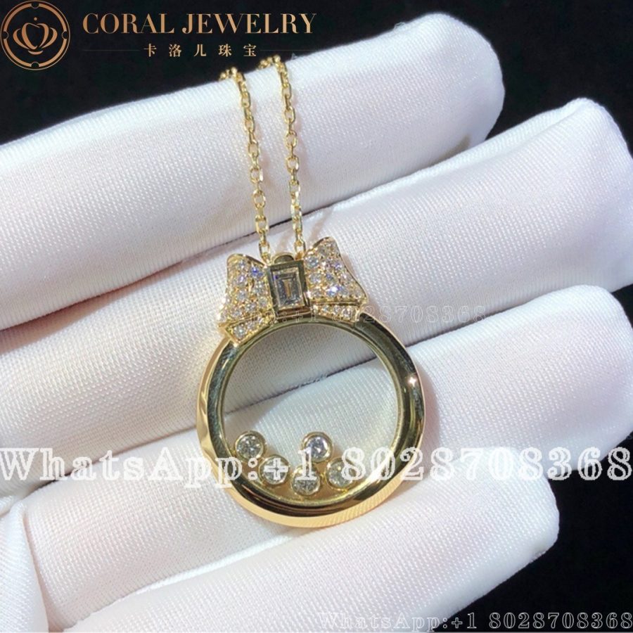 Happy Diamonds Icons Yellow Gold Diamond Pendant 795020 5201 Coral (5)