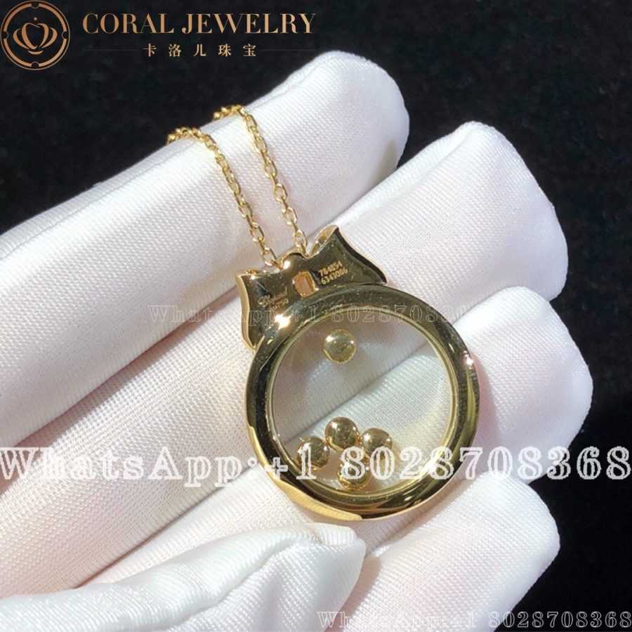 Happy Diamonds Icons Yellow Gold Diamond Pendant 795020 5201 Coral (6)