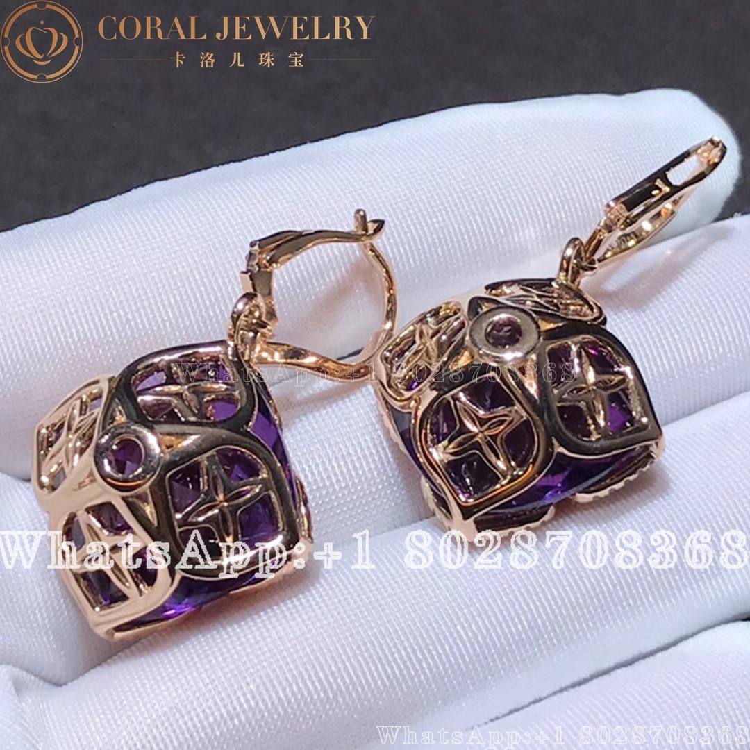 Chopard Imperiale Cocktail Rose Gold Amethyst Earrings 839563 1001 Coral (1)