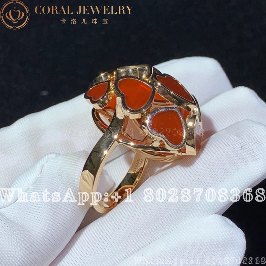 Chopard Happy Hearts Ring 827482 5810 Coral (3)