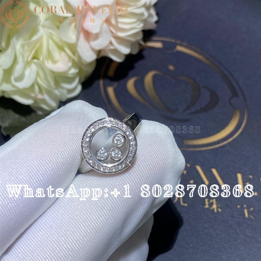 Chopard Happy Diamonds Icons White Gold Diamond Ring 829562 1039 Coral (3)