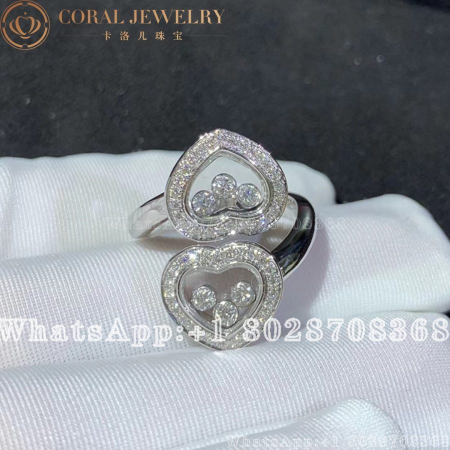 Chopard Happy Diamonds White Gold Diamond Ring 829393 1041 Coral (5)