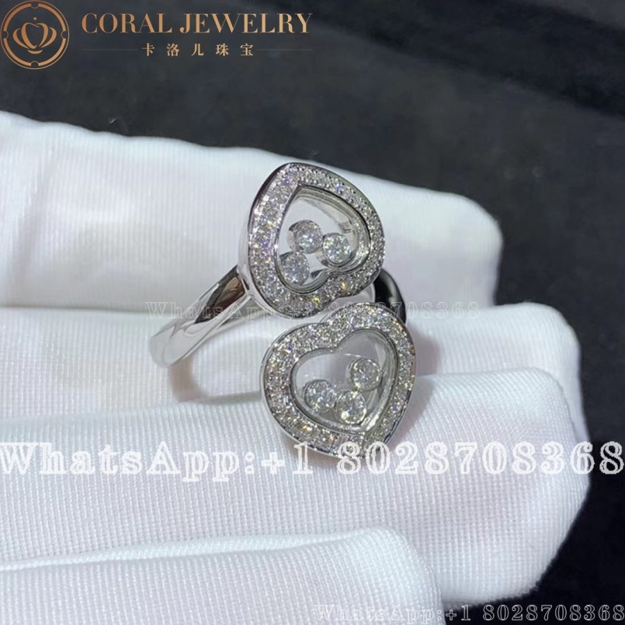 Chopard Happy Diamonds White Gold Diamond Ring 829393 1041 Coral (6)