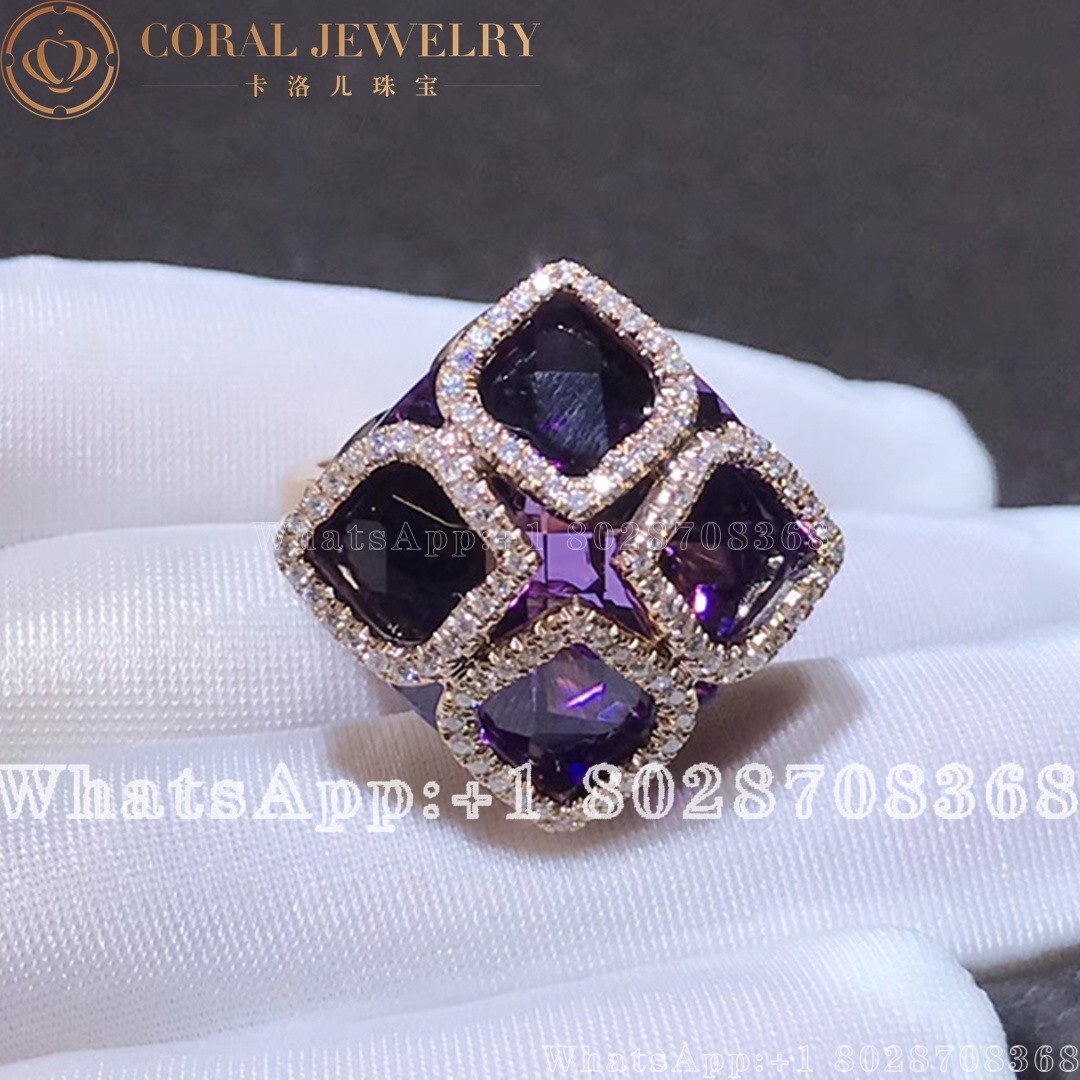 Chopard Imperiale Cocktail White Gold Amethyst Ring 829563 1008 Coral (3)