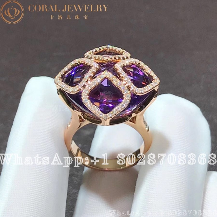 Chopard Imperiale Cocktail White Gold Amethyst Ring 829563 1008 Coral (4)