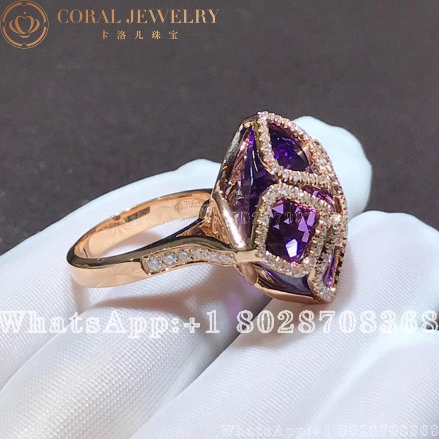 Chopard Imperiale Cocktail White Gold Amethyst Ring 829563 1008 Coral (5)