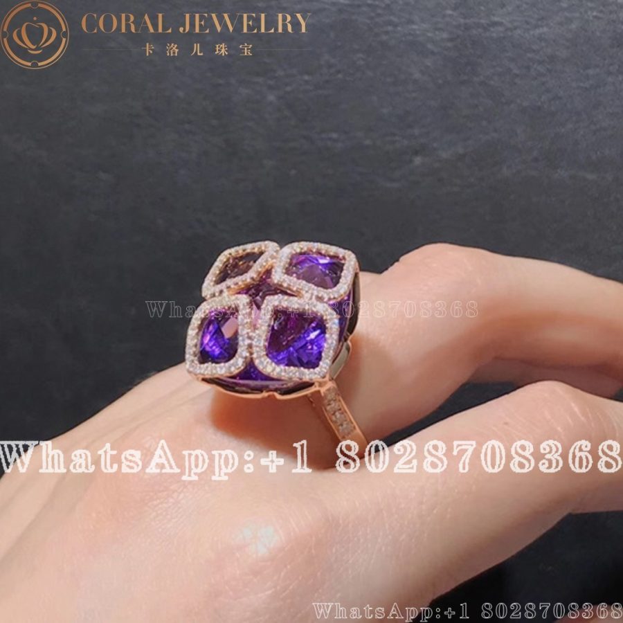 Chopard Imperiale Cocktail White Gold Amethyst Ring 829563 1008 Coral (6)