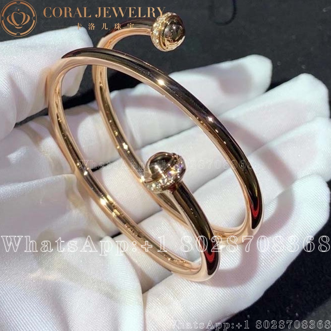 Piaget Possession Rose Gold Wrap Bangle Bracelet G36pf600 Coral (4)