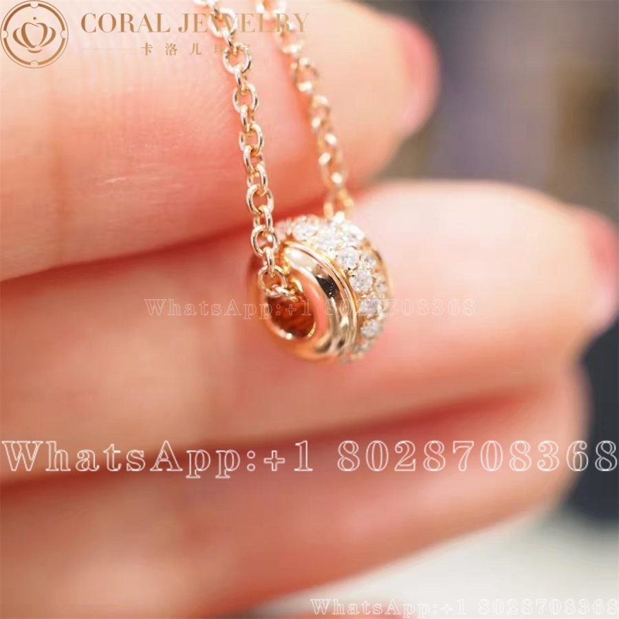 Piaget Possession Pendant Rose Gold Diamond Pendant G33p0095 Coral (3)