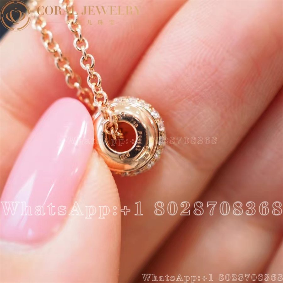 Piaget Possession Pendant Rose Gold Diamond Pendant G33p0095 Coral (4)