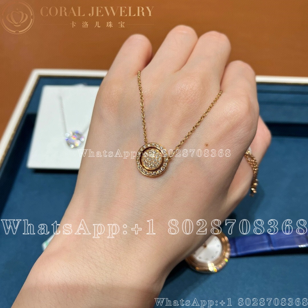 Piaget Possession Pendant Rose Gold Diamond Pendant G33pf100 Coral (2)