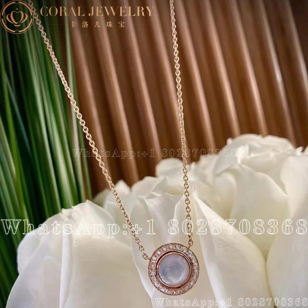 Piaget Possession Pendant Rose Gold Mother Of Pearl Diamond Pendant G33pg800 Coral (1)