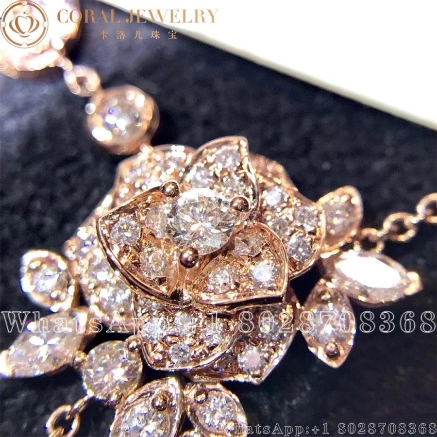 Piaget Rose Rose Gold Diamond Pendant G33u0100 Coral (4)