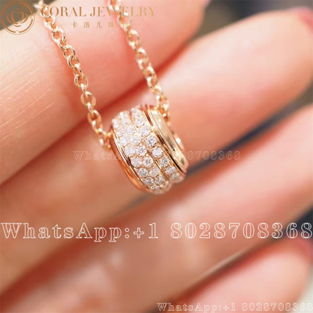 Piaget Possession Pendant Rose Gold Diamond Pendant G33p0088 Coral (1)