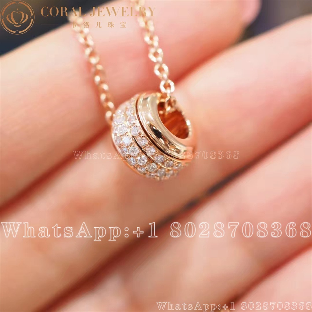 Piaget Possession Pendant Rose Gold Diamond Pendant G33p0088 Coral (2)