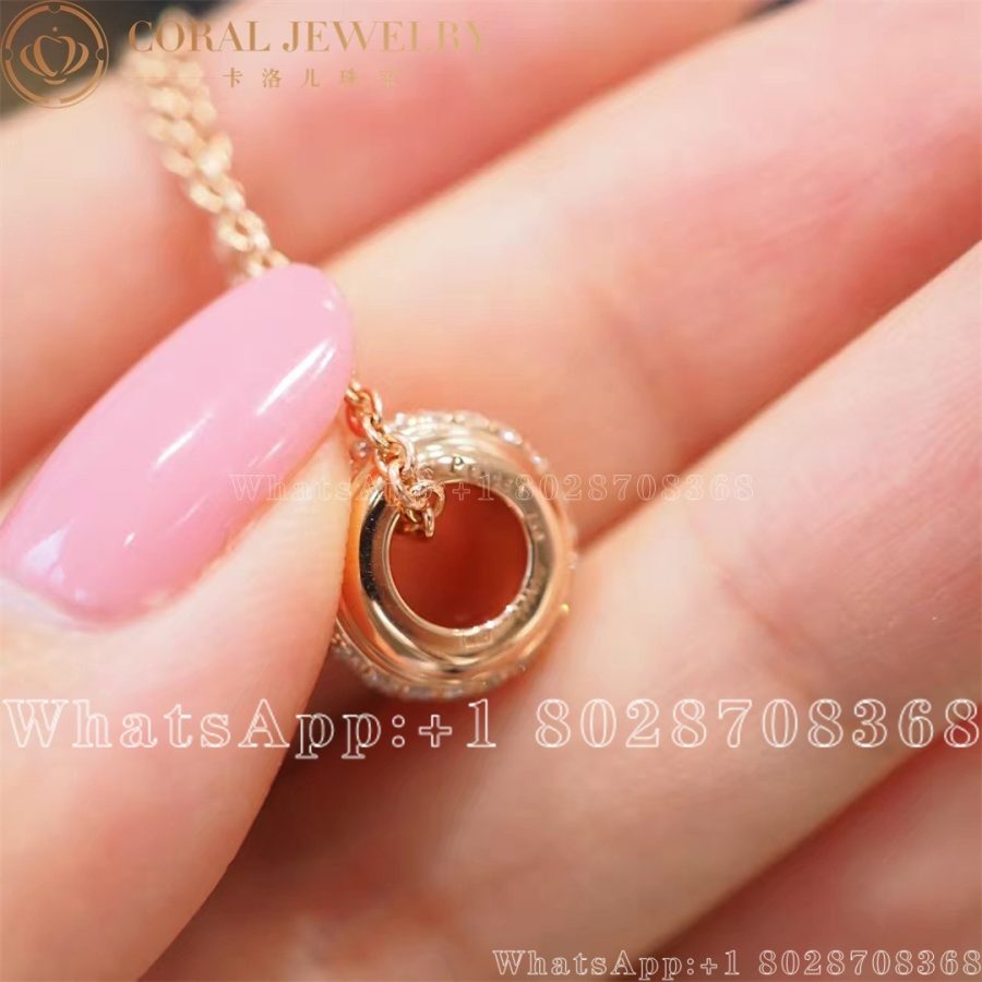 Piaget Possession Pendant Rose Gold Diamond Pendant G33p0088 Coral (5)