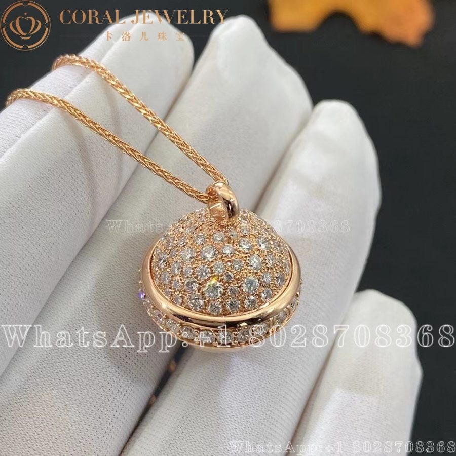 Piaget Possession Pendant Rose Gold Diamond Pendant G33pc900 Coral (3)