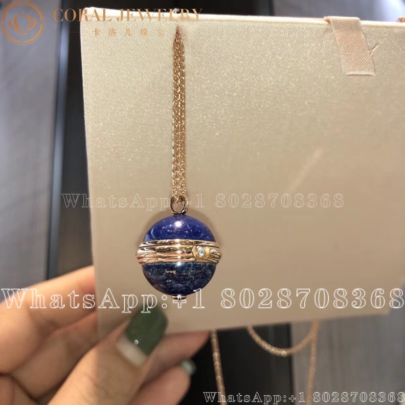 Piaget Possession Pendant Rose Gold Lapis Lazuli Diamond Pendant G33pa600 Coral (6)