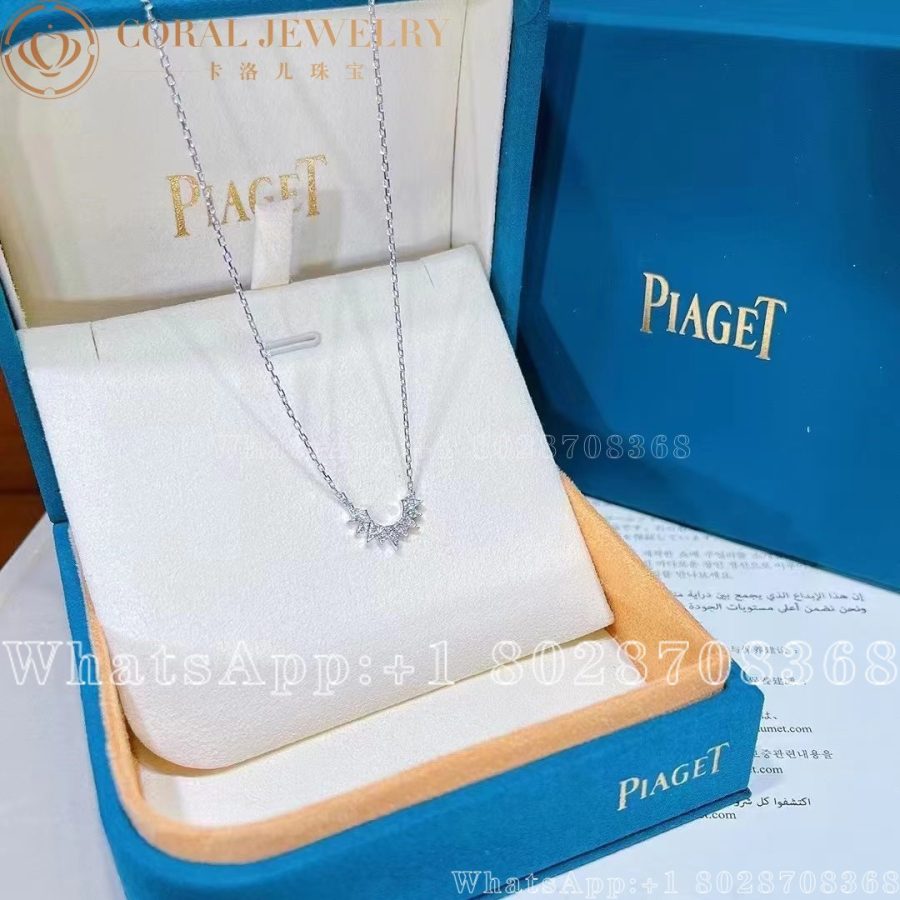 Piaget Sunlight Pendant White Gold Diamond Pendant G33r1300 Coral (6)