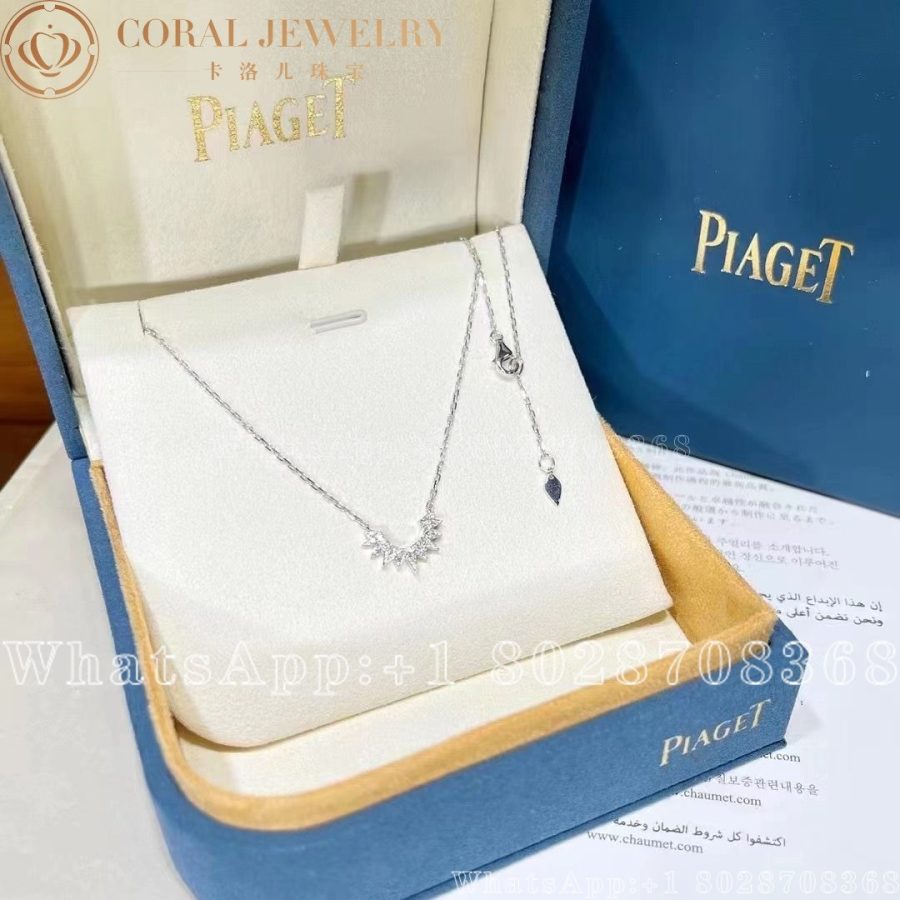 Piaget Sunlight Pendant White Gold Diamond Pendant G33r1300 Coral (9)