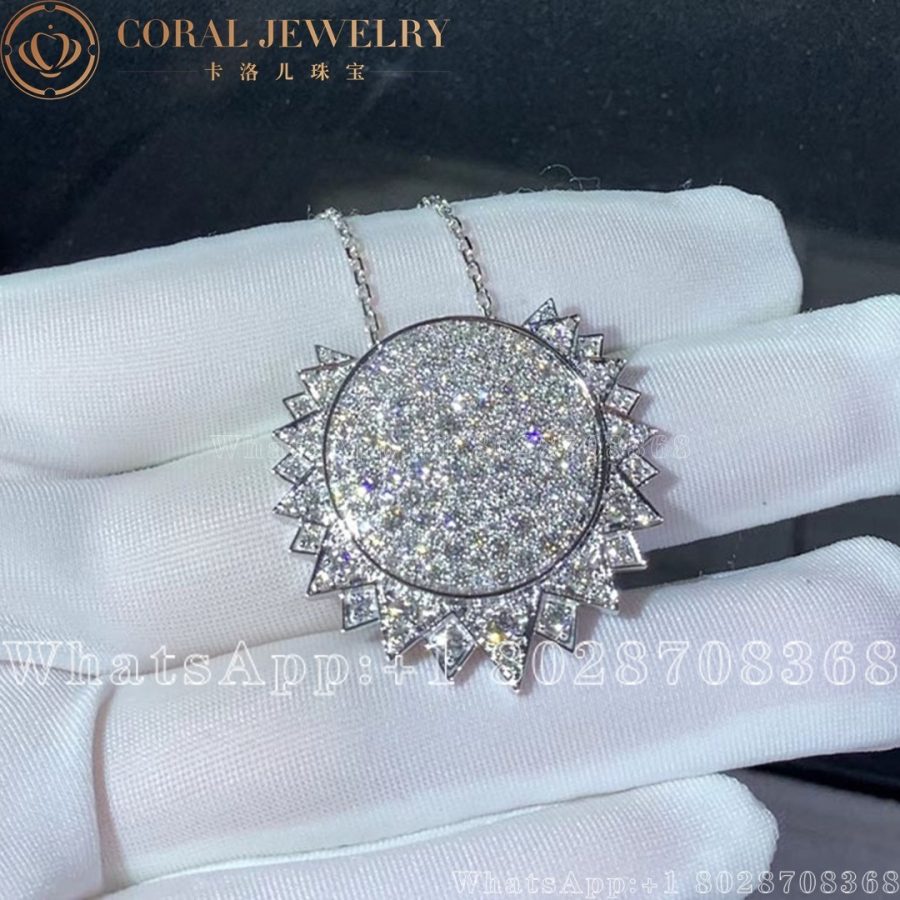 Piaget Sunlight Pendant White Gold Diamond Pendant G33r2700 Coral (3)