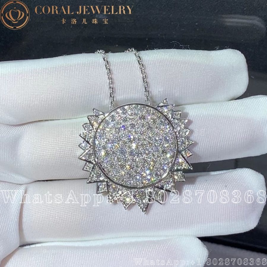 Piaget Sunlight Pendant White Gold Diamond Pendant G33r2700 Coral (4)